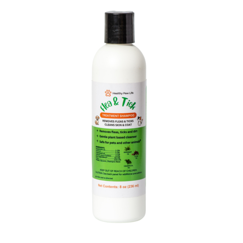 Flea & Tick  Shampoo for  Pets - Powered by  Plant based Natural
